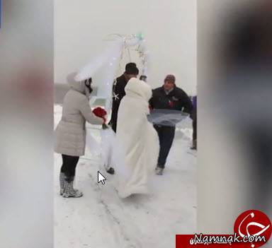 مراسم ازدواج خیلی سرد و عجیب! + عکس