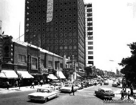 عکس قدیمی از ساختمان پلاسکو تهران