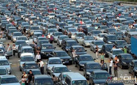 ترفند جالب چینی برای فرار از ترافیک سنگین! + عکس