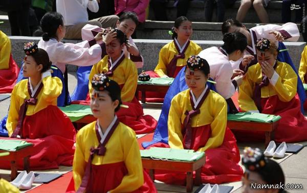 مراسم جشن بلوغ دختران کره ای + تصاویر