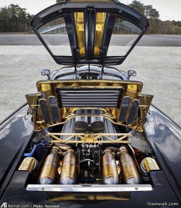 خودروی مک لارن اف 1 با موتوری از جنس طلا! + تصاویر