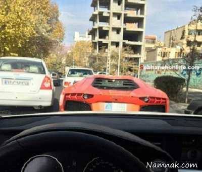 خودرو لامبورگینی با ارتفاع 11 سانتیمتری در ایران ! + تصاویر