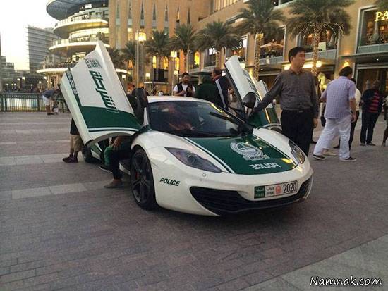 لوکس ترین خودروهای دنیا برای پلیس دبی + تصاویر