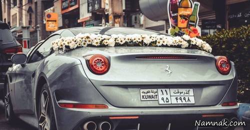اولین ماشین عروس فراری در اهواز + عکس