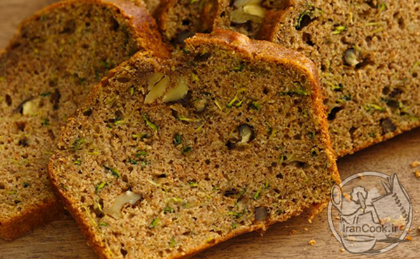 طرز تهیه نان کدو سبز- نان کدو سبز با گردو و پوره سیب- انواع نان خانگی | ایران کوک