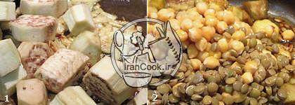 آش بادمجان - طرز تهیه آش بادمجان نهاوند | ایران کوک
