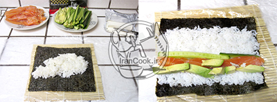 طرز تهیه سوشی (ژاپن) | ایران کوک