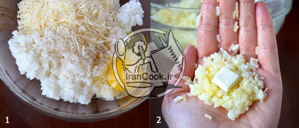 کوفته برنجی - طرز تهیه کوفته برنجی سوخاری پنیری | ایران کوک