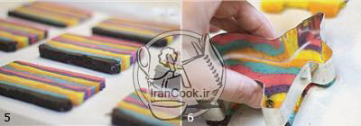 کیک - طرز تهیه کیک رنگین کمانی به طرح اسب | ایران کوک