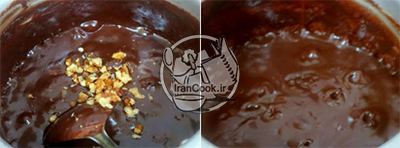 طرز تهیه بار شکلات و گردو | ایران کوک