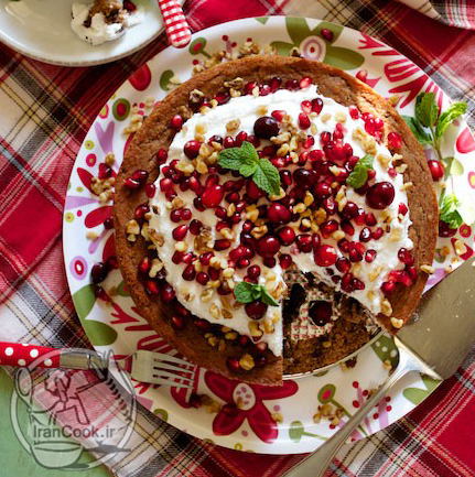 طرز تهیه کیک دارچین با خامه نارگیلی - طرز تهیه خامه با شیر نارگیل| ایران کوک