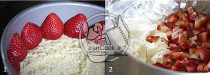 کیک - کیک بستنی میوه ای مخصوص | ایران کوک