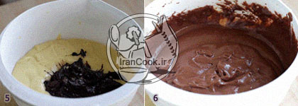 کیک زبرا - طرز تهیه کیک دو رنگ خانگی | ایران کوک