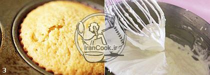 کاپ کیک پرتقال - طرز تهیه کاپ کیک پرتقال با کرم وانیلی | ایران کوک