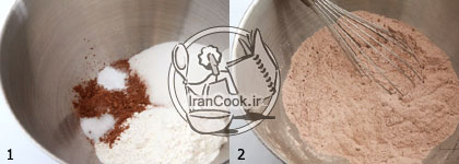 مافین شکلاتی - کیک مافین شکلاتی با کرم شکلاتی | ایران کوک