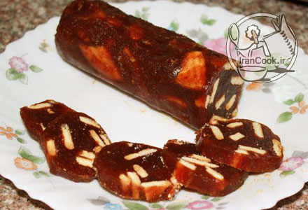 شکلات خرمایی - شکلات خرما و بیسکوییتی | ایران کوک