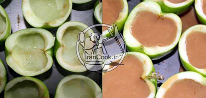 دسر میوه ای - طرز تهیه دسر سیب و کرم بروله | ایران کوک
