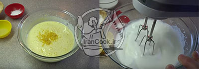 طرز تهیه کیک رولی رنگین کمانی با مغز کرم خامه ای | ایران کوک