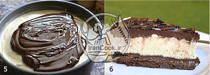 کیک بستنی : طرز تهیه کیک بستنی با سس شکلاتی | ایران کوک