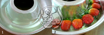 ژله شیشه ای - طرز تهیه ژله بستنی دو رنگ | ایران کوک