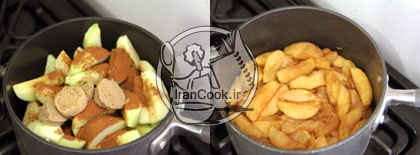 دسر سیب - طرز تهیه دسر سیب دارچینی کم کالری | ایران کوک