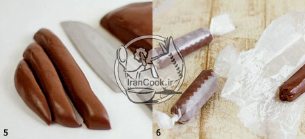 شکلات تافی - تافی کره ای شکلاتی نرم و کشدار | ایران کوک