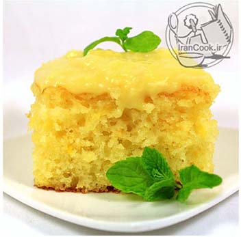 طرز تهیه کیک سون آپ - همراه با روکش آناناسی | ایران کوک