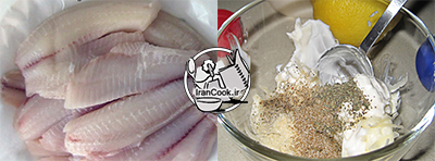 ماهی تیلاپیا کبابی با پنیر پارمزان | ایران کوک