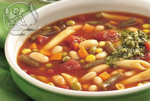 طرز تهیه سوپ سبزیجات ایتالیایی | ایران کوک