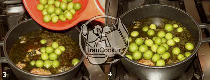 خورشت گوجه سبز - طرز تهیه خورشت گوجه سبز ( آلوچه) | ایران کوک