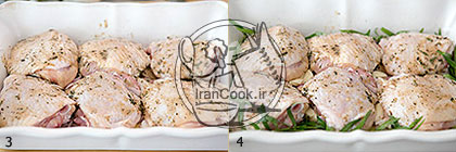 خوراک مرغ - طرز تهیه خوراک مرغ و سیب زمینی کبابی | ایران کوک