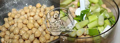 کوکو سبزیجات - طرز تهیه کوکوی نخود و پیازچه | ایران کوک