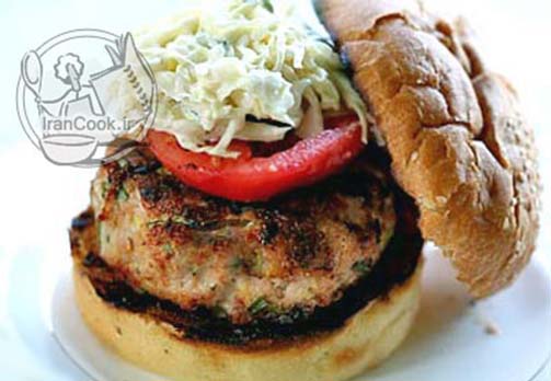 برگر ترکی - طرز تهیه همبرگر و برگر ترکی | ایران کوک