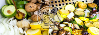 خوراک رژیمی - خوراک کدو سبز و قارچ | ایران کوک