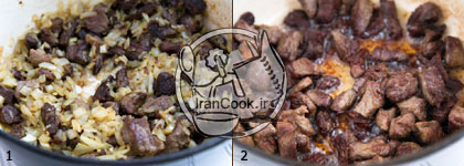 پلو گوشت - طرز تهیه هویج پلو با گوشت | ایران کوک