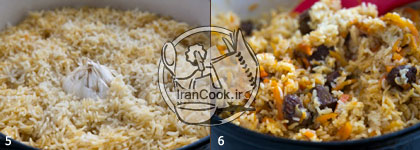 پلو گوشت - طرز تهیه هویج پلو با گوشت | ایران کوک