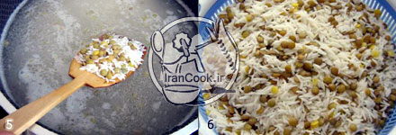 عدس پلو - عدس سبزی پلو با گوشت مخصوص | ایران کوک