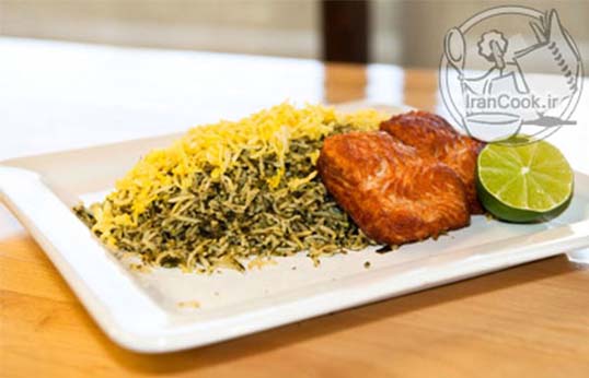 سبزی پلو با ماهی | ایران کوک