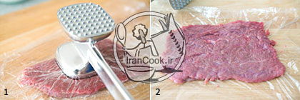 شنیتسل گوشت - طرز تهیه شنیتسل گوشت با سس شیر مخصوص | ایران کوک