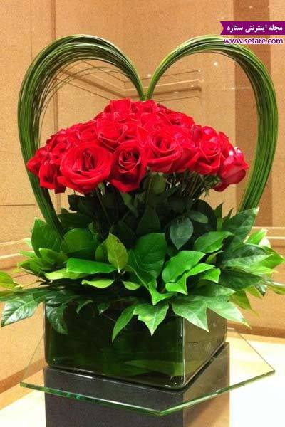	زیباترین مجموعه تزیین گل ولنتاین (عکس دسته گل برای ولنتاین) | وب 