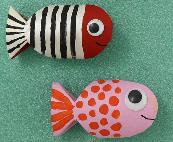 آموزش درست کردن ۴ کاردستی ماهی قرمز زیبا | وب 