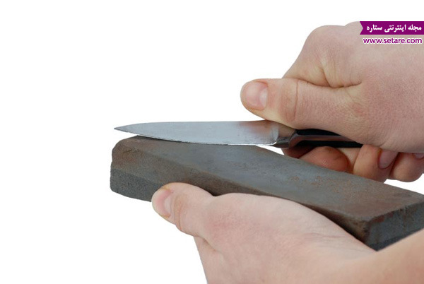 	روش تیز‌کردن قیچی و چاقو در خانه | وب 