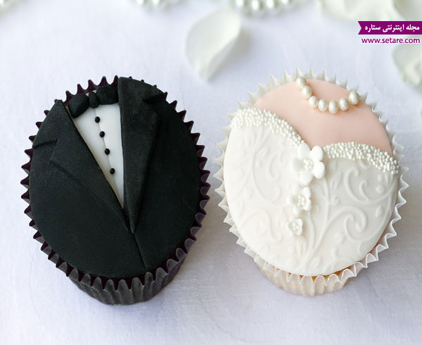 	شیرینی عروسی از نوع کاپ کیک | وب 