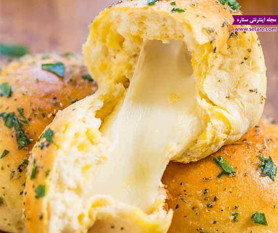 	طرز تهیه نان پنیر و پیازچه | وب 