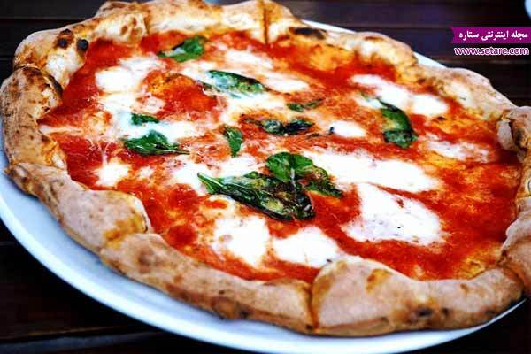 	طرز تهیه پیتزا مارگاریتا ایتالیایی + خمیر پیتزا ایتالیایی | وب 