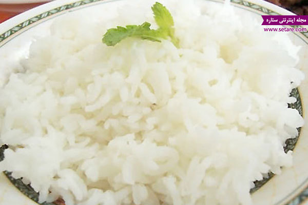 	طرز تهیه برنج کته