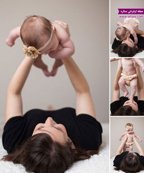 آموزش عکاسی از نوزاد +‌ مدل عکس نوزاد دختر