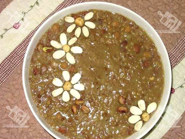 طرز تهیه آش دندونی با گوشت و قلم برای 40 نفر