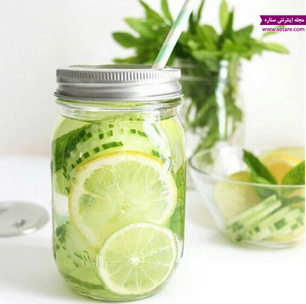 	طرز تهیه آب طعم‌دار یا دتاکس واتر (Detox Water) | وب 