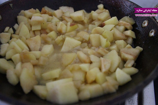 	طرز تهیه حلوای سیب و دارچین + عکس | وب 